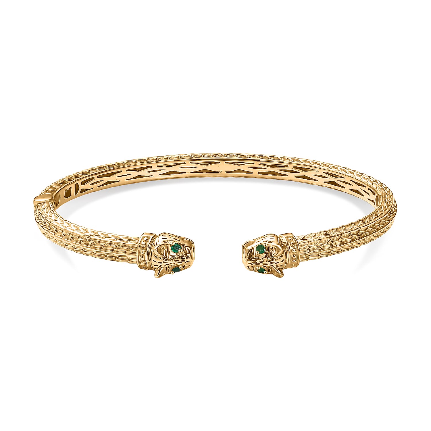 Designer Inspired - Emerald Full Bangle 7.5 inch V32514902 0