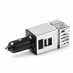 Technaxx Car Air Purifier for 12-24V Cigarette Lighter with 2x USB - Silver_8216279