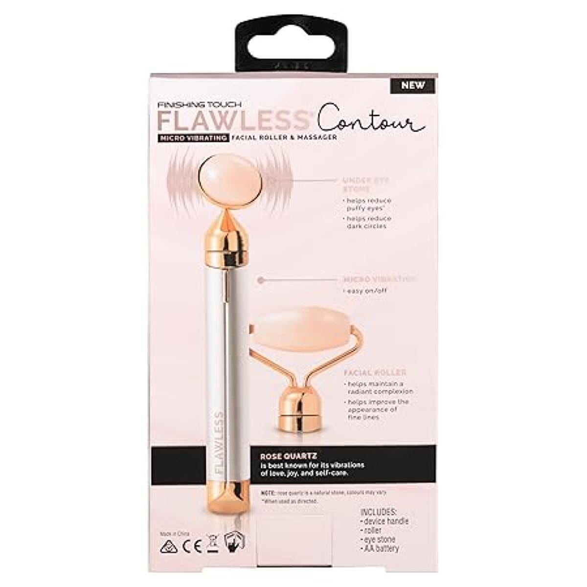 Finishing Touch Flawless Contour Vibrating Facial Roller &amp; Massager 8217777 2