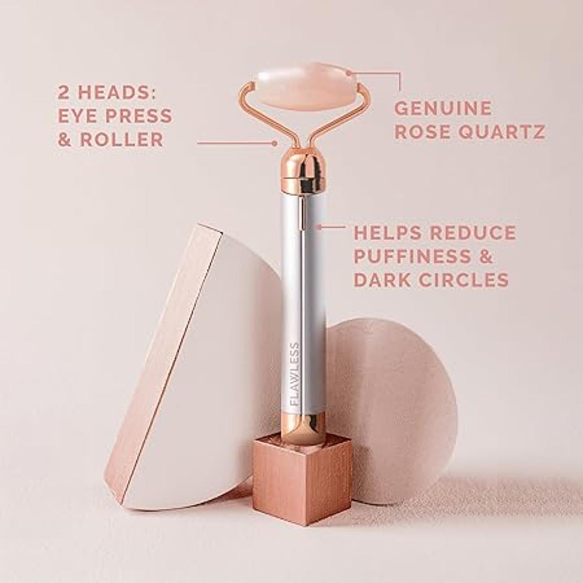 Finishing Touch Flawless Contour Vibrating Facial Roller &amp; Massager 8217777 3