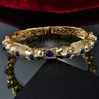 Designer Inspired - Lapis Lazuli Bangle (Size - 7.5)_8221255_1