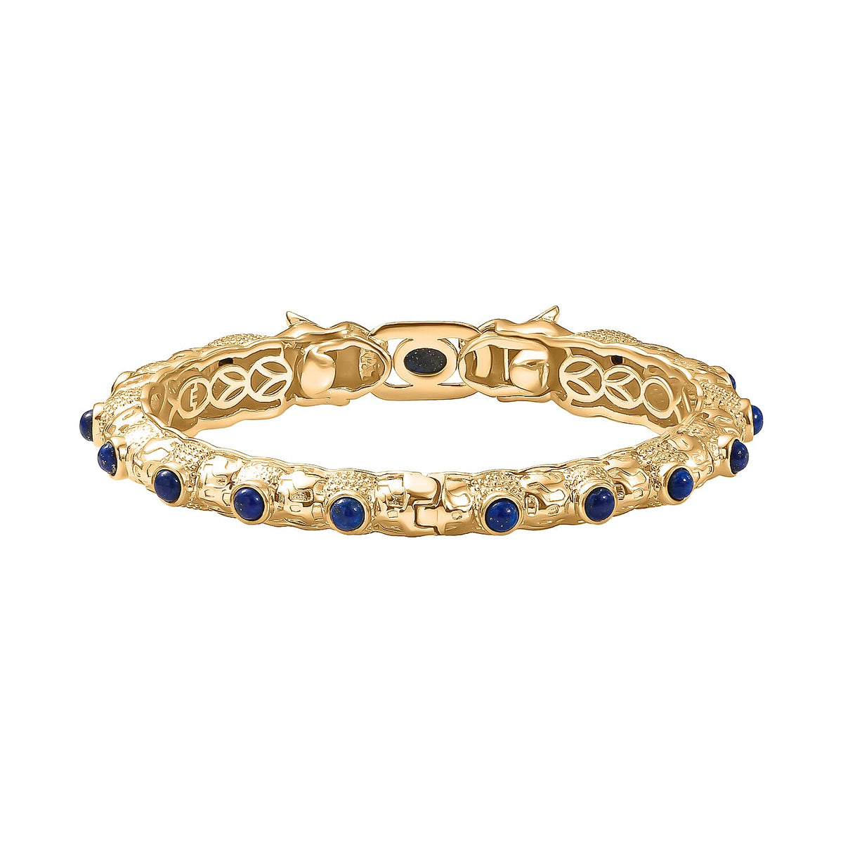 Designer Inspired - Lapis Lazuli Bangle (Size - 7.5) 8221255 5