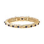 Designer Inspired - Lapis Lazuli Bangle (Size - 7.5)_8221255_4