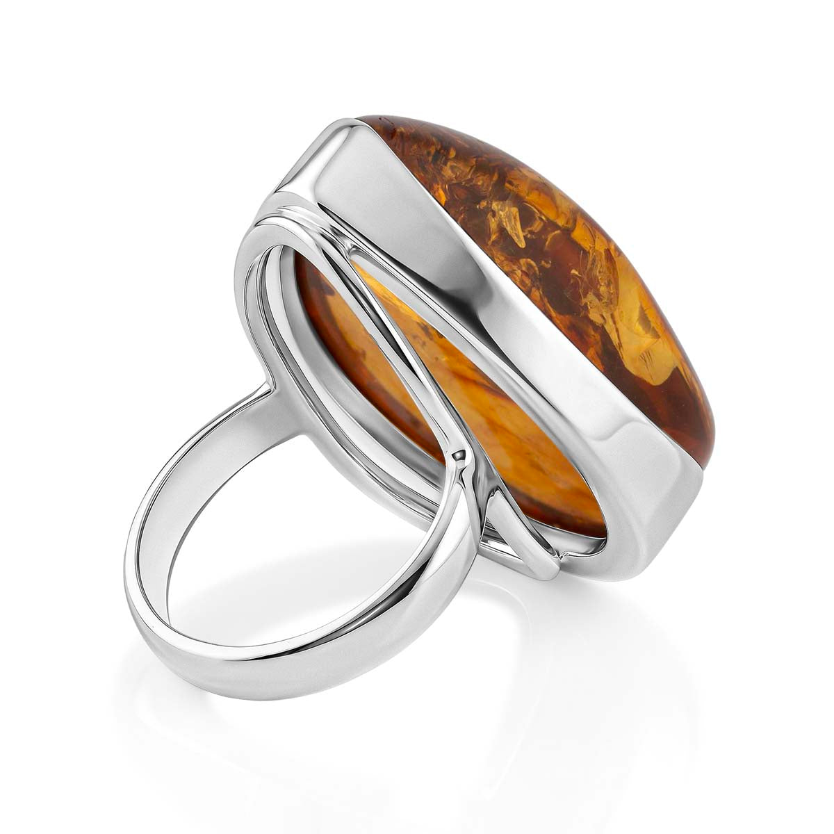 Amber Ring Sterling Silver 20.00 Ct, Silver Wt. 10.50 Gms. 8224014 3