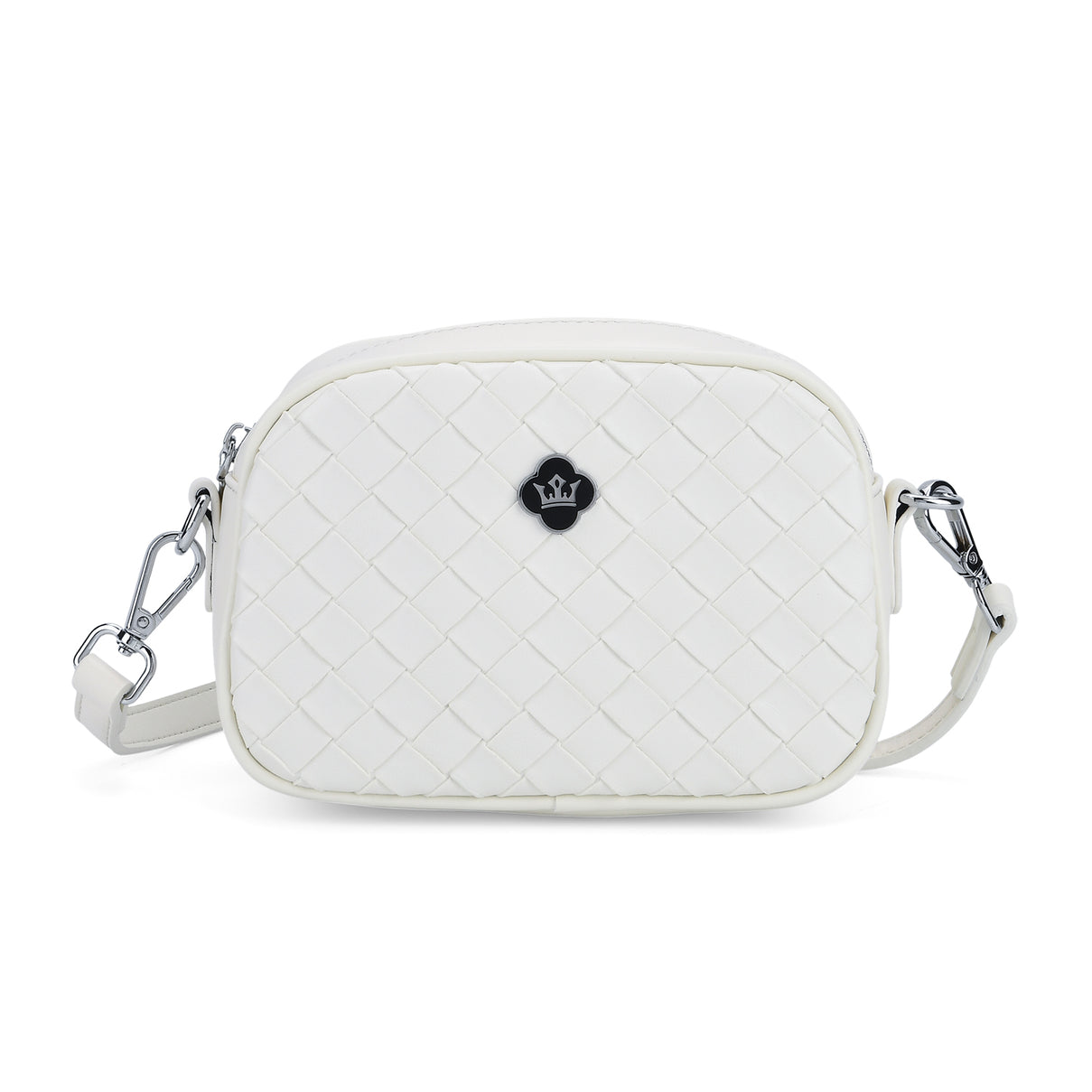BIG Genuine leather Crossbody Bag  - White 8224176 0