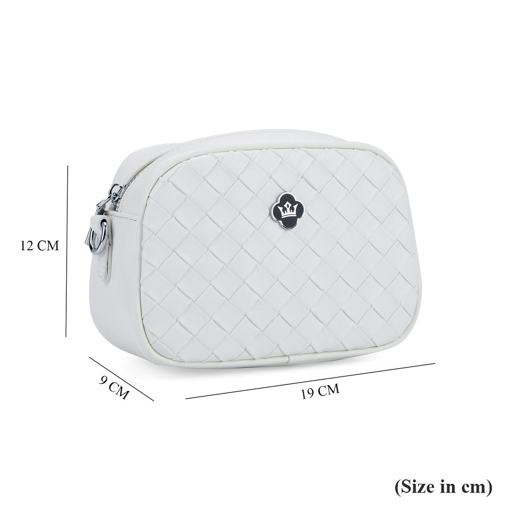 BIG BLACK FRIDAY DEAL - Genuine leather Crossbody Bag  - White_8224176_7
