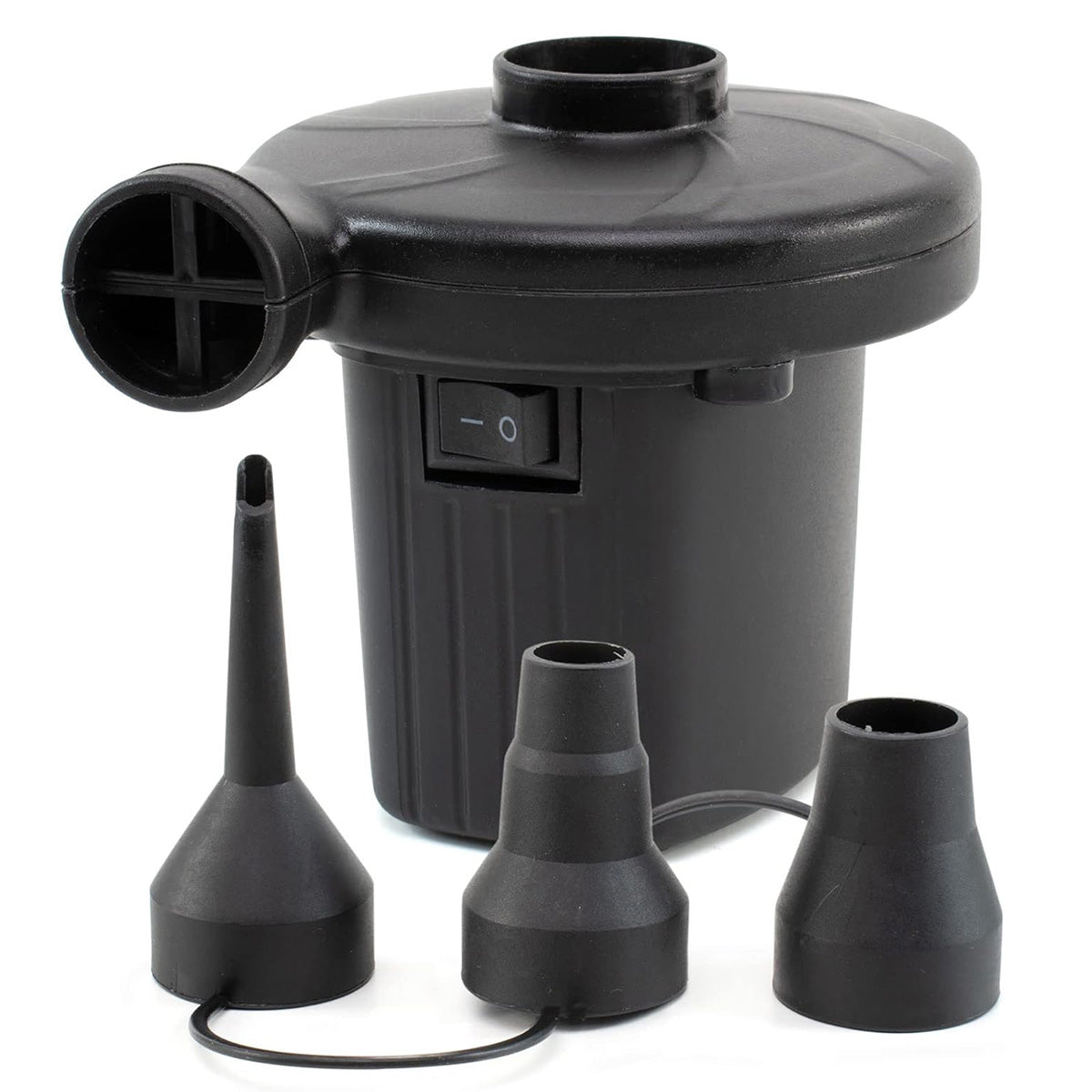 Electric Air Pump - Multi Use For Air Beds, Inflatables, Balls, Kayaks - Black V32653859 0