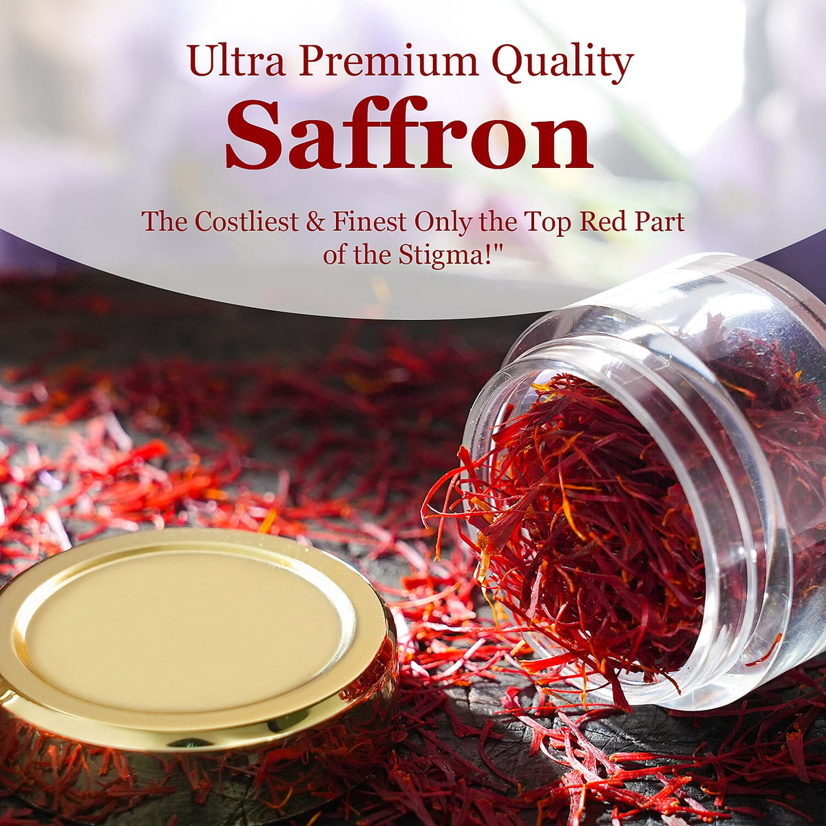 LIVMORE 100% Pure Authentic Kashmiri Saffron - 2 Grams 8225458 5