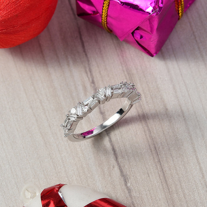 Rachel Galley Lab Grown Diamond Fancy Ring in Rhodium OverlaySterling Silver  0.500  Ct. 8225639 2
