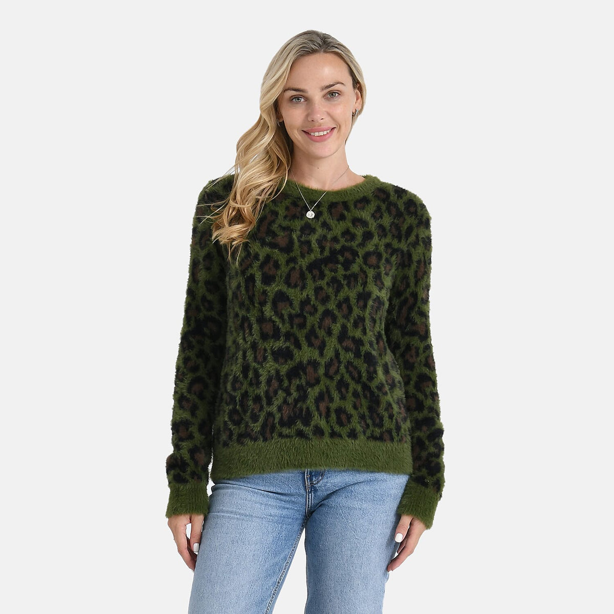 La Marey Women's Leopard Print Jumper V32515049 0