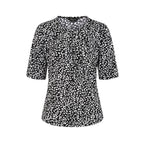 Emreco Pleated Neckline Blouse (Size 16) - Black_8226244