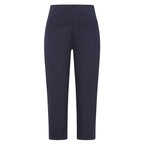 Emreco Bengaline Crop Trousers (Size 12) - Navy