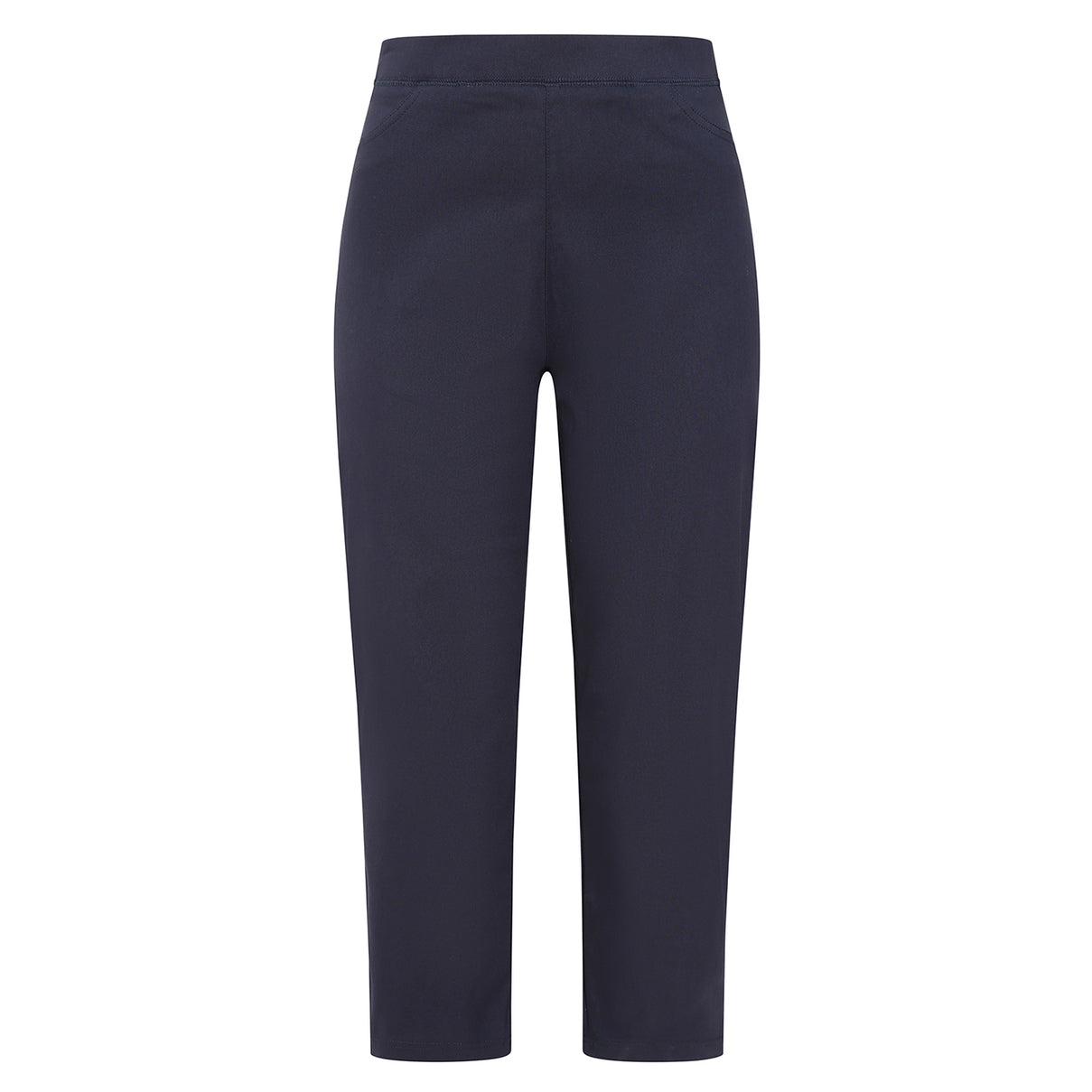 Emreco Bengaline Crop Trousers (Size 10) - Navy 8226295 0