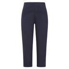 Emreco Bengaline Crop Trousers (Size 10) - Navy_8226295