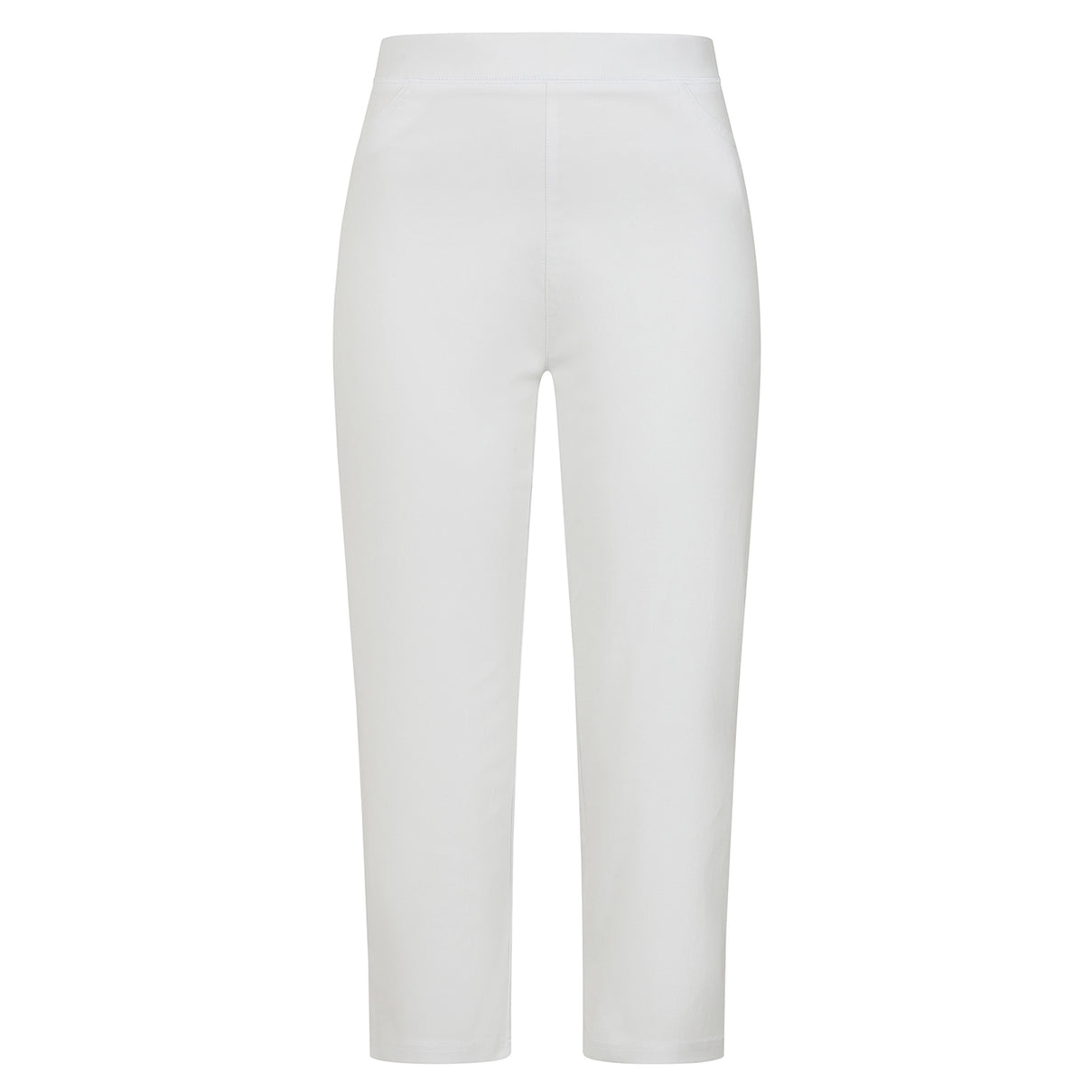 Emreco Bengaline Crop Trousers (Size 16) - White V32513422 0