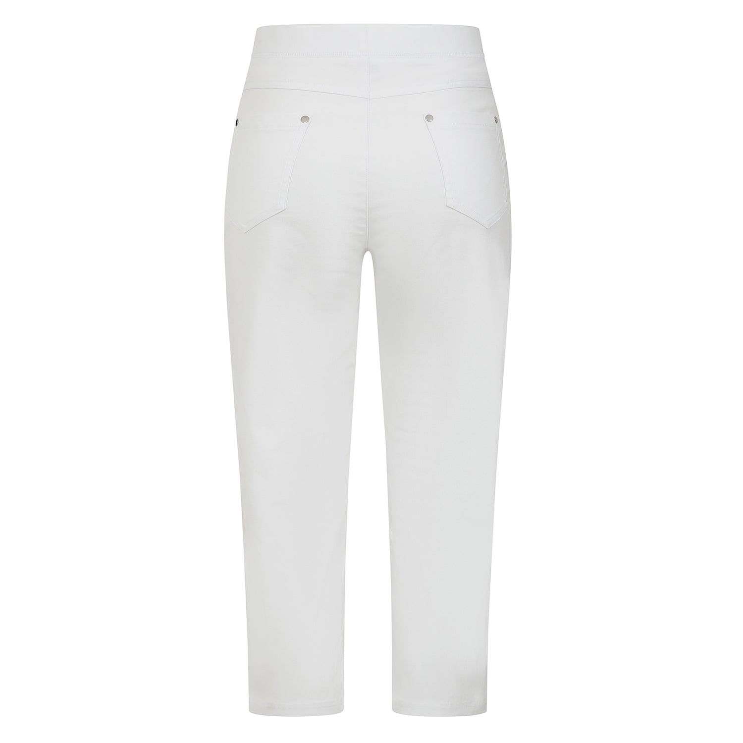 Emreco Bengaline Crop Trousers (Size 18) - White 8226304 1