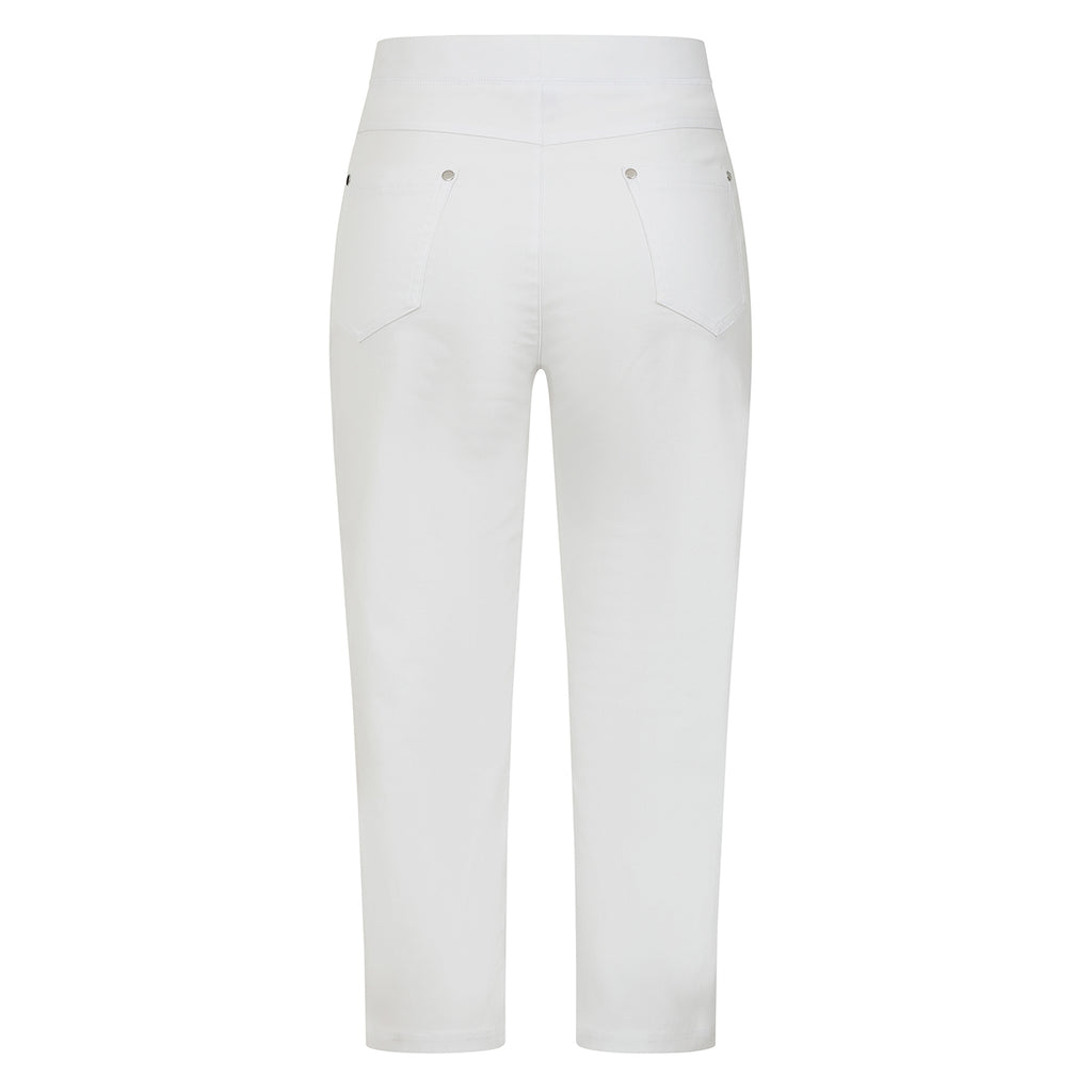 Emreco Bengaline Crop Trousers (Size 20) - White_8226305_1
