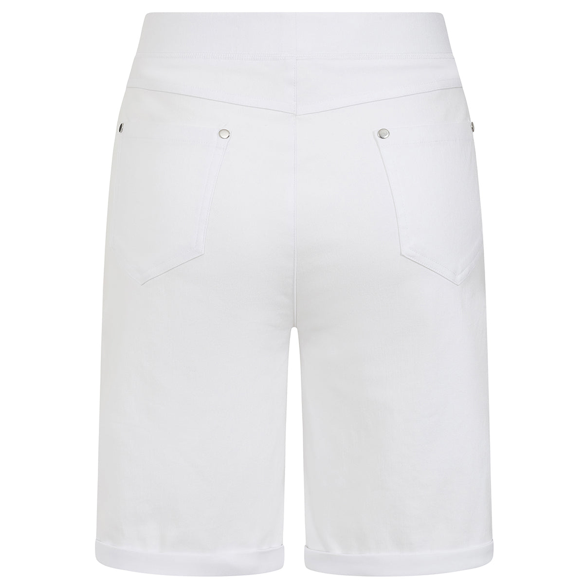 Emreco Bengaline Turn Up Short (Size 12) - White V32563041 1