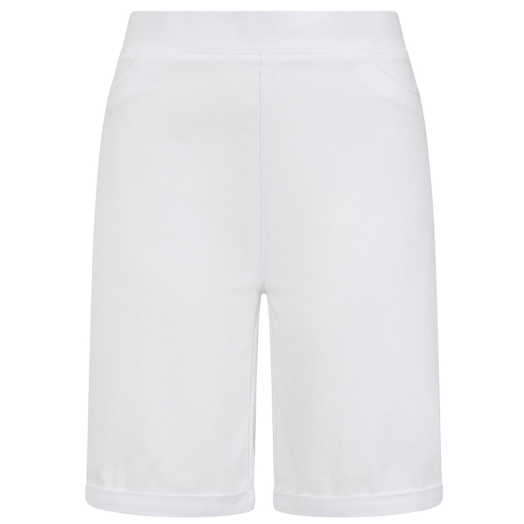 Emreco Bengaline Turn Up Short (Size 14) - White_8226321