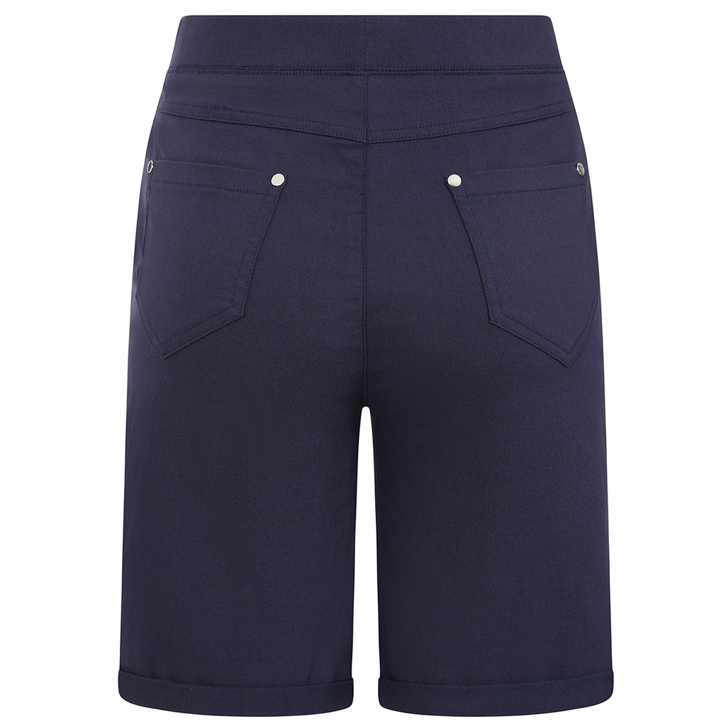 Emreco Bengaline Turn Up Short (Size 16) - Navy_8226328_1