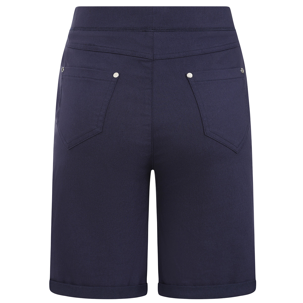 Emreco Bengaline Turn Up Short (Size 16) - Navy 8226328 1