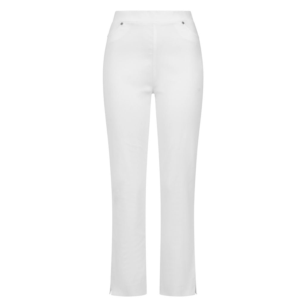 Emreco Jean Style Bengaline Trousers With 29 Inch Inseam (Size 16) - White_8226496