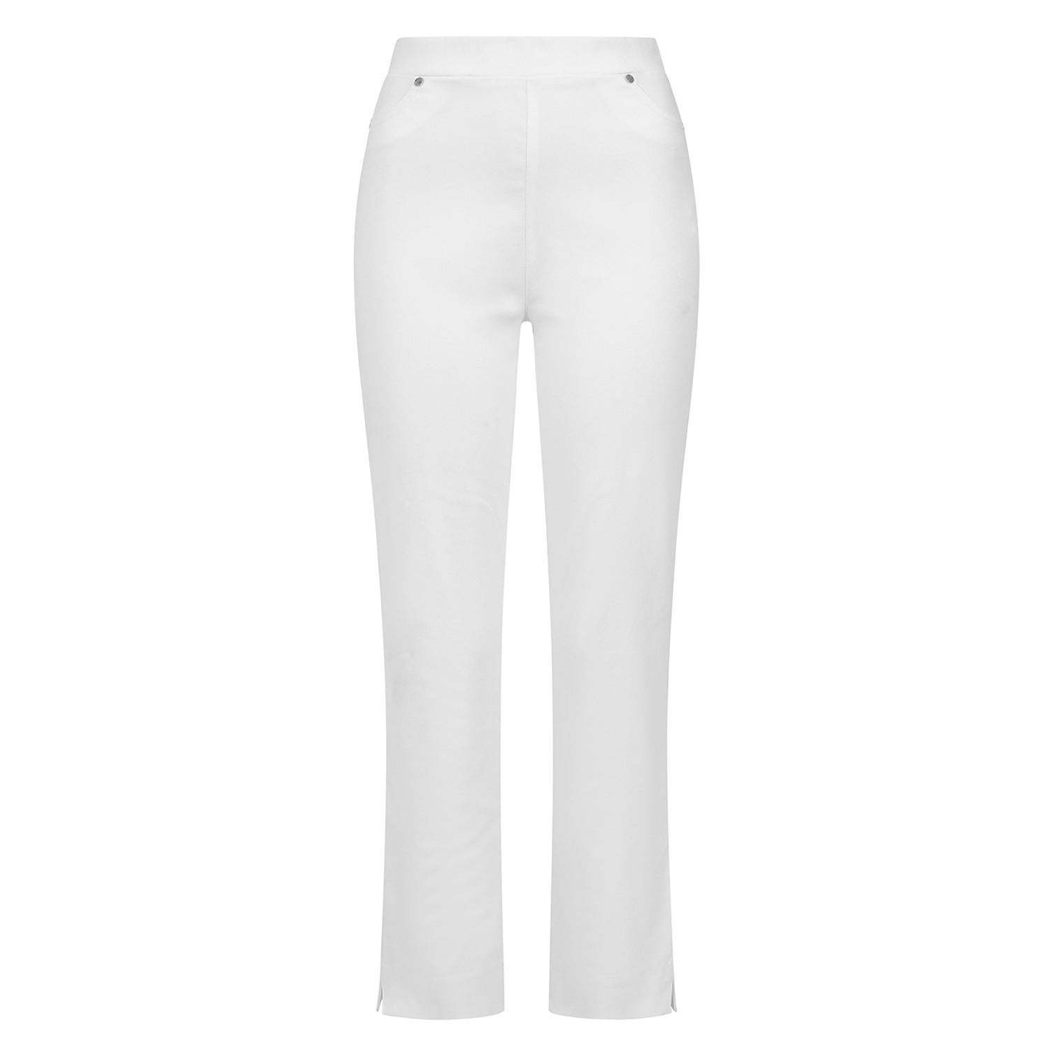 Emreco Jean Style Bengaline Trousers With 29 Inch Inseam (Size 16) - White 8226496 0