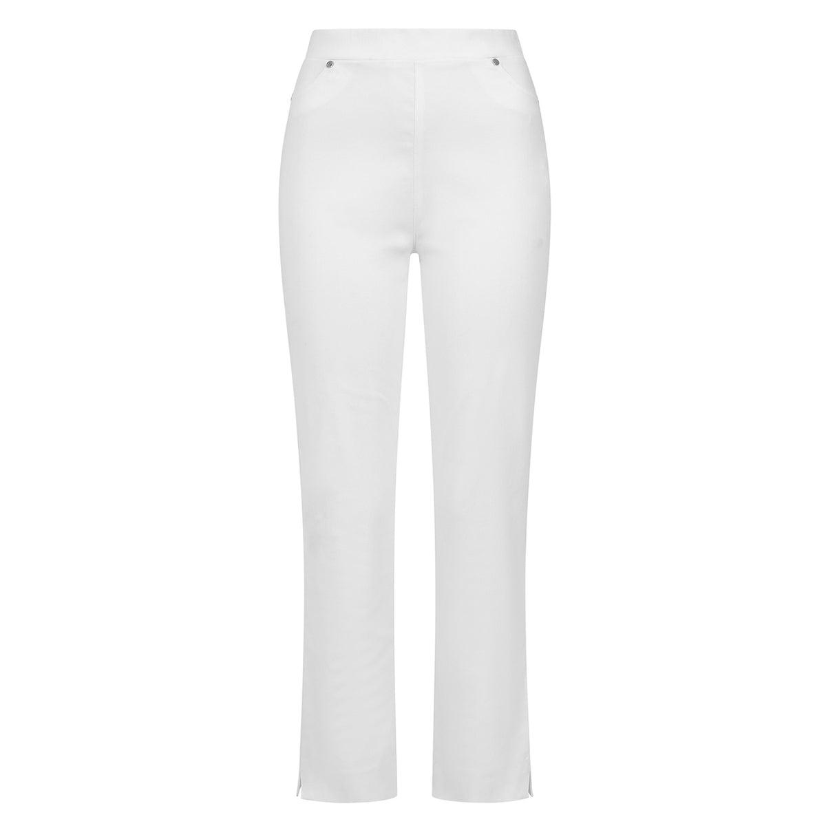 Emreco Jean Style Bengaline Trousers With 29 Inch Inseam (Size 18) - White V32554562 0