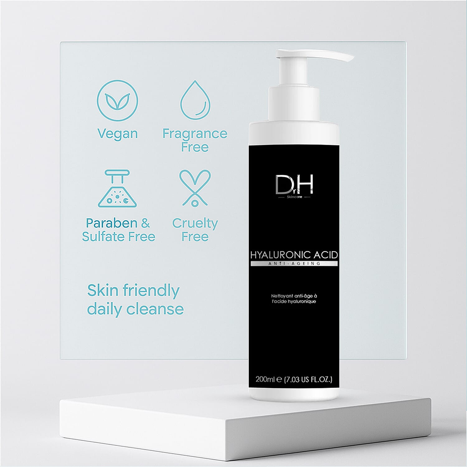 Dr H Foaming Gel Cleanser with Hyaluronic Acid - 200ml 8227120 4