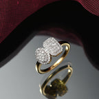 Luxuriant Lab Grown Diamond (SI/GH) Cluster Ring in 18K Vermeil Yellow Gold Plated Sterling Silver 0.50 Ct._8227560_1