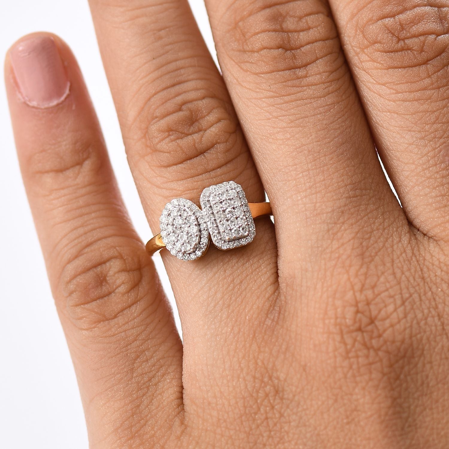 TOI ET MOI LUXURIANT Lab Grown Diamond (SI-GH) Ring in 18K Vermeil Yellow Gold Plated Sterling Silver 0.50ct 8227564 3
