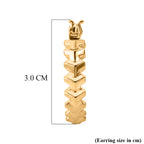 EverTrue Bronzella Collection - Full Hoop Earring with Clasp in 18K Gold Plating_8229407_4