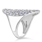 Luxuriant Lab Grown Diamond (SI/GH) Ring in Rhodium Overlay Sterling Silver 1.50 Ct, Silver Wt. 5.50 Gms._8230689_2