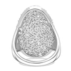 Luxuriant Lab Grown Diamond (SI/GH) Ring in Rhodium Overlay Sterling Silver 1.50 Ct, Silver Wt. 5.50 Gms._8230690_3