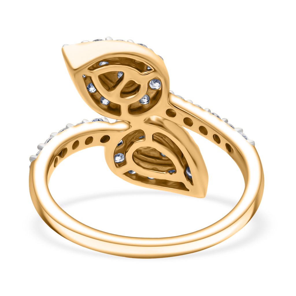 Luxuriant Lab Grown Diamond (SI/GH) Ring in 18K Vermeil Yellow Gold Sterling Silver 1.04 Ct._8233441_3