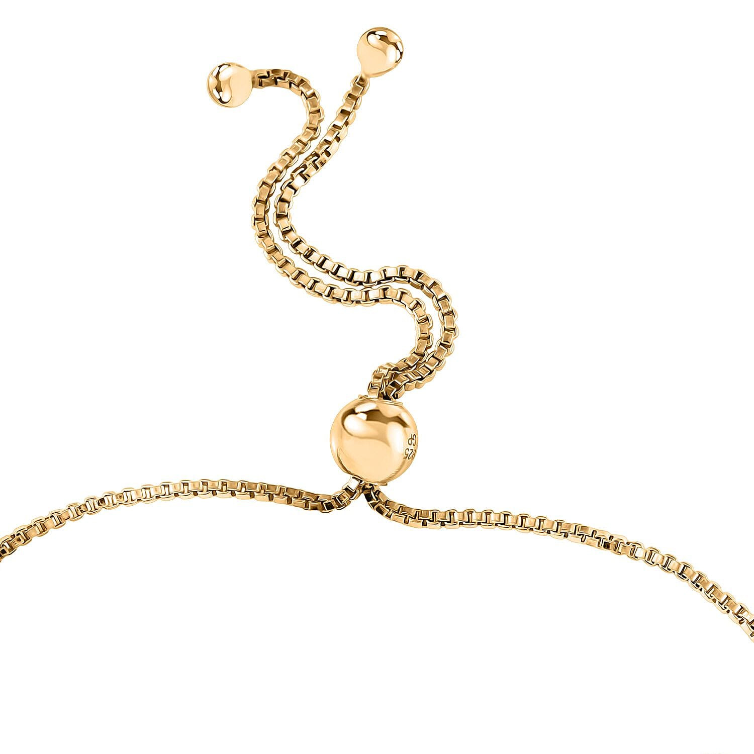 GP Italian Garden Collection - White Diamond, Multi Gemstones Honey Bee Bracelet (Size - 10.5) in 18K Vermeil Yellow Gold Plated Sterling Silver 8233479 5