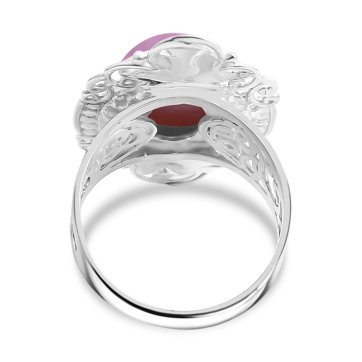 D'joy Pink Mabe Pearl Ring Sterling Silver 4.88 Ct, Silver Wt. 8.60 Gms. 8234747 10