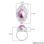 D'joy Pink Mabe Pearl Ring Sterling Silver 4.88 Ct, Silver Wt. 8.60 Gms._8234747_5