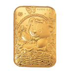 24K Yellow Gold (99.99% Purity) Teddy Bear Embossment Foil
