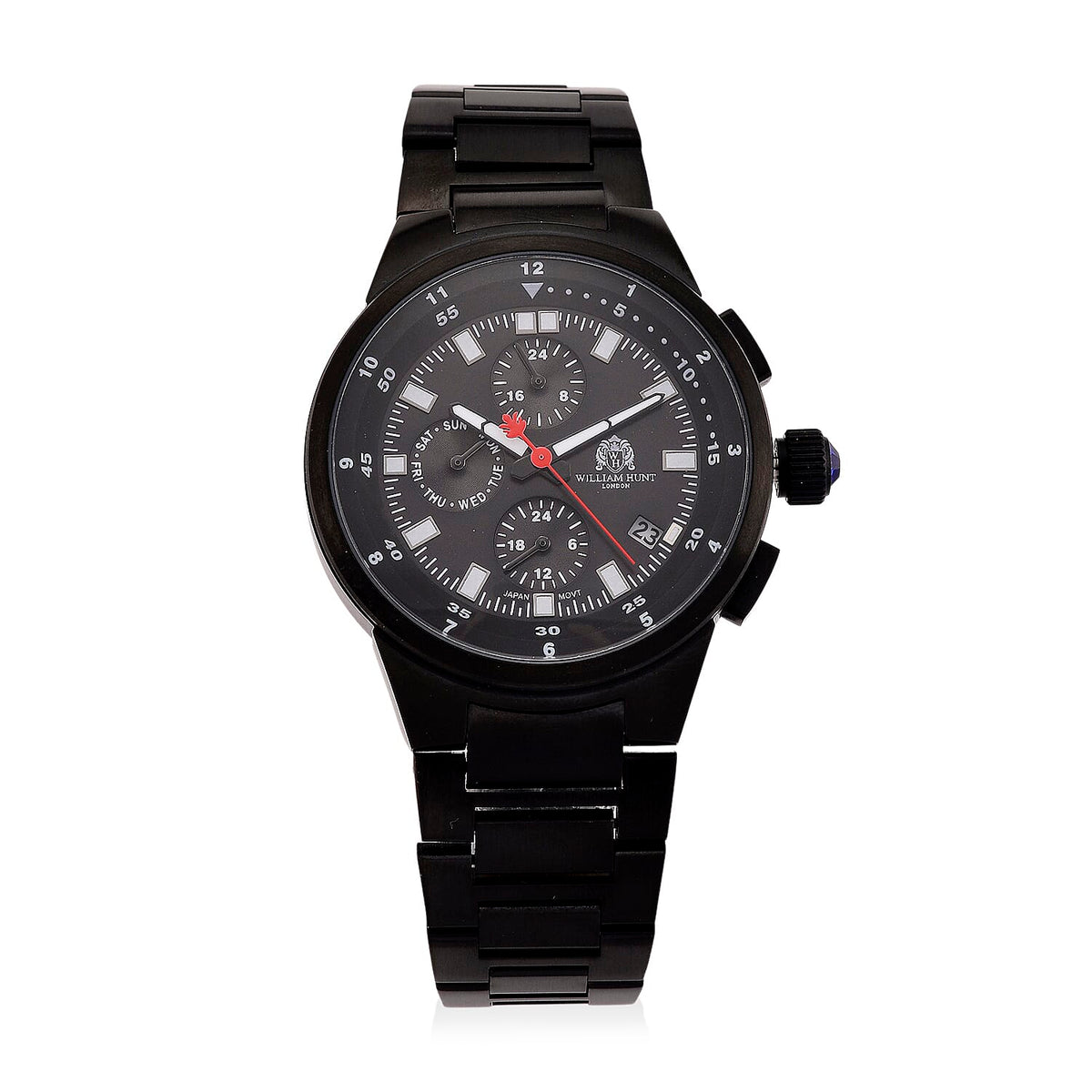 WILLIAM HUNT Limited Edition 5ATM Water Resistant Watch With Presentation Box - Black 8235489 0