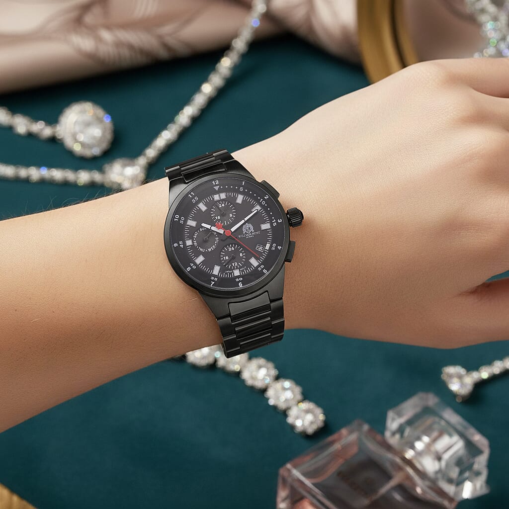 WILLIAM HUNT Limited Edition 5ATM Water Resistant Watch With Presentation Box - Black 8235489 3