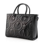 Valentino Orlandi Vegan Leather Tote Bag - Black_8236251_2