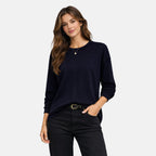 La Marey Super Soft Brushed Top (Size - S/M) - Black_8237688