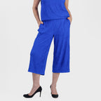 La Marey Textured Cullotte (Size S, 8-10) - Cobalt_8237765