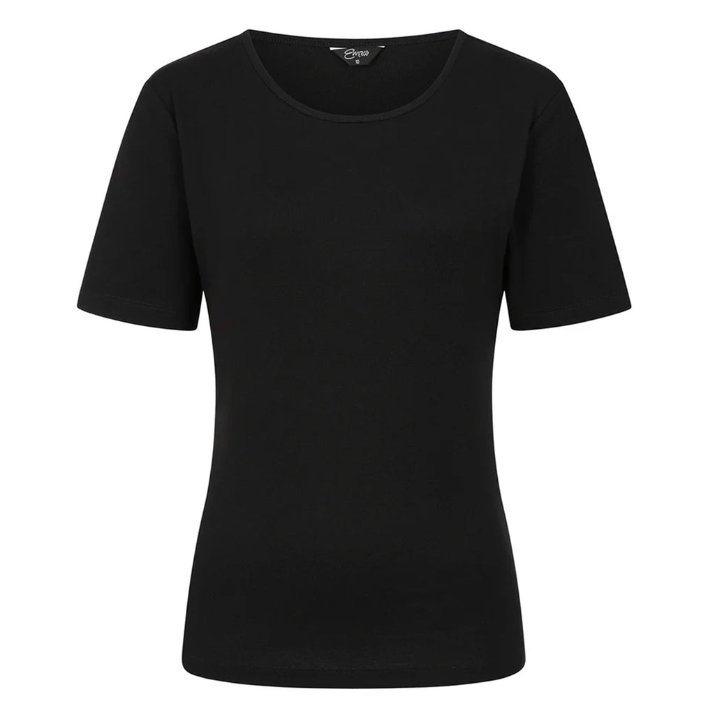 Emreco Short Sleeves Crew Neck T-Shirt (Size 14) - Black_8238683_2
