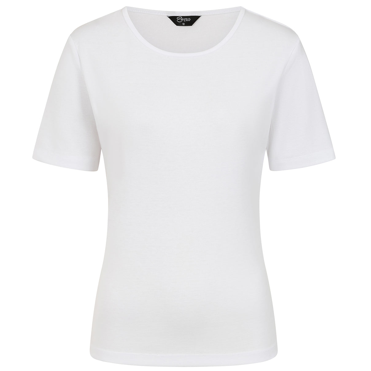 Emreco Short Sleeves Crew Neck T-shirt (Size 14) - White 8238702 1