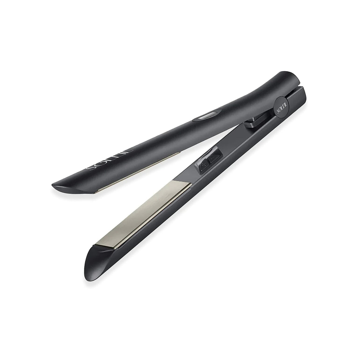 MEGA CLOSEOUT DEAL - SOLEIL Flat Iron Titanium Styler With Lifetime Warranty - Black 8240461 0