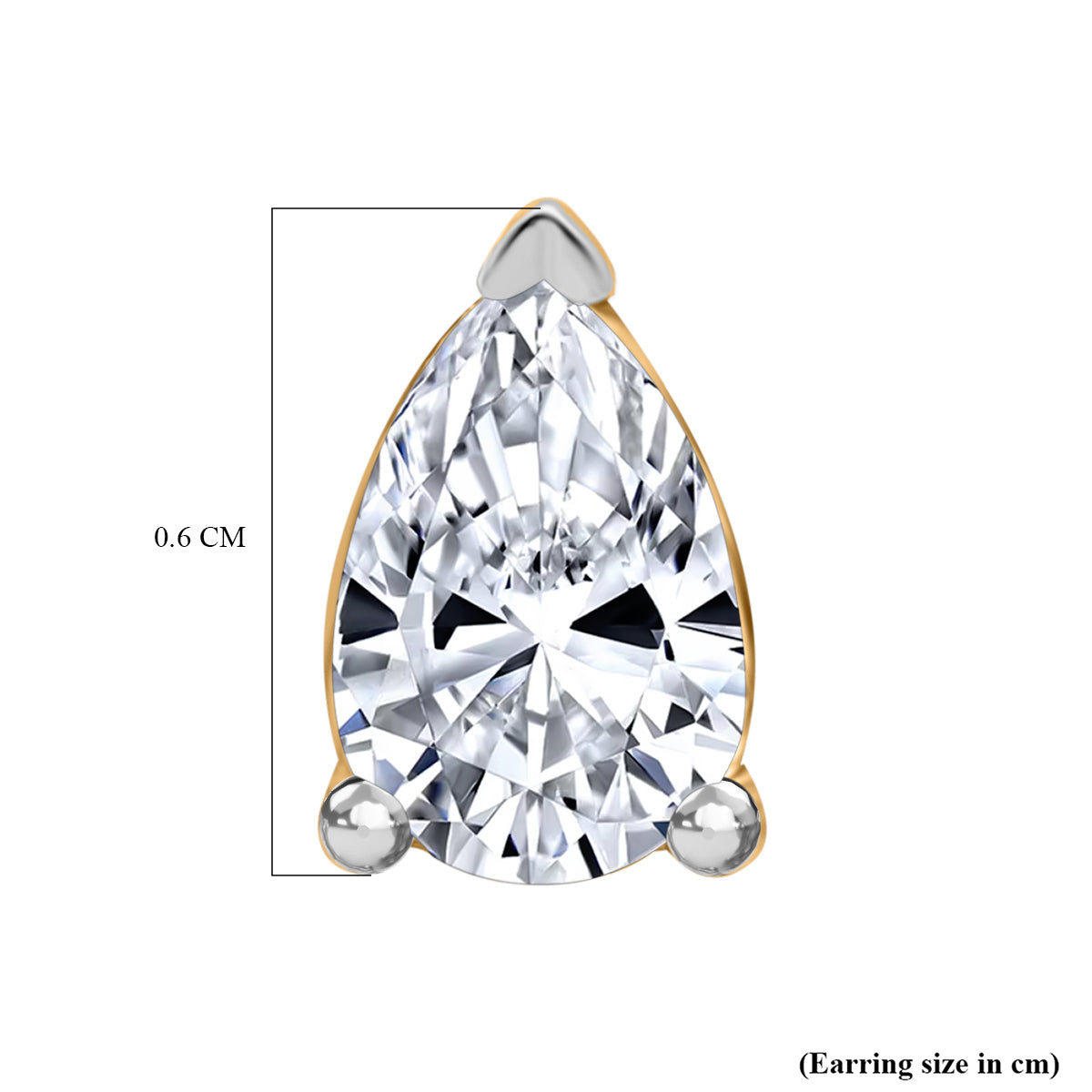 Rachel Galley 9K Yellow Gold Lab Grown Diamond (VS-EF) Screw Back Earring 8240467 4