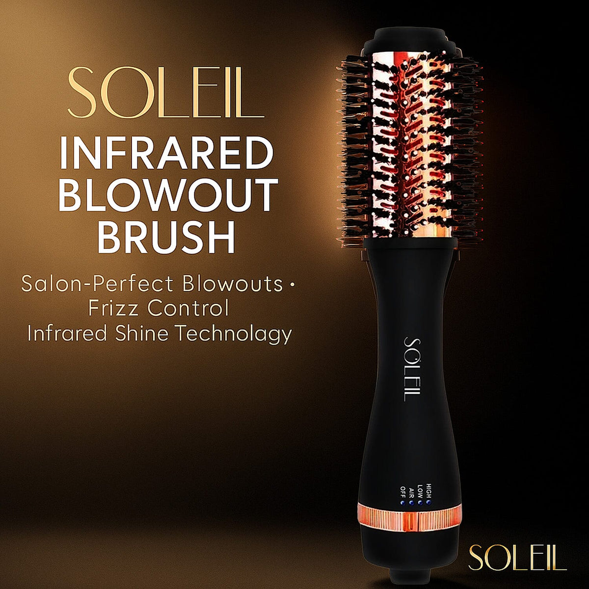 SOLEIL Far Infrared 2inch Blowout Brush 8240470 1