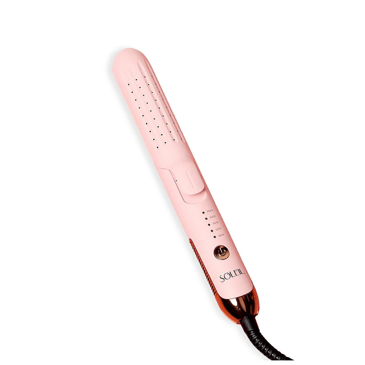SOLEIL Air Glider Curls &amp; Straightens - Baby Pinkwith Lifetime Warranty 8240473 0